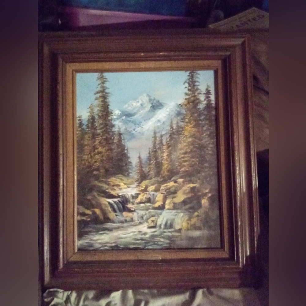 "High Country"oil based painting by Sharon Nimmo